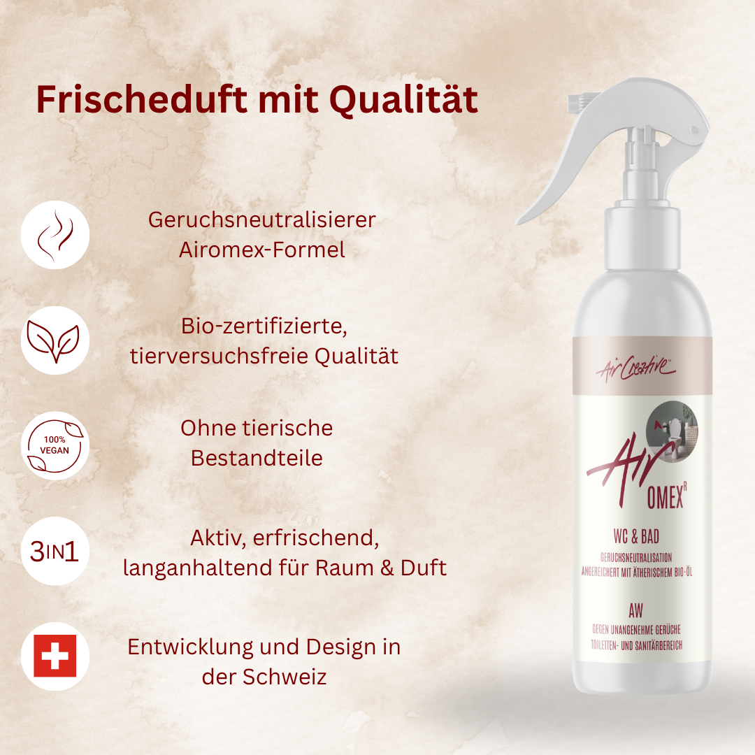 Geruchsneutralisierer Airomex® «WC und Bad»