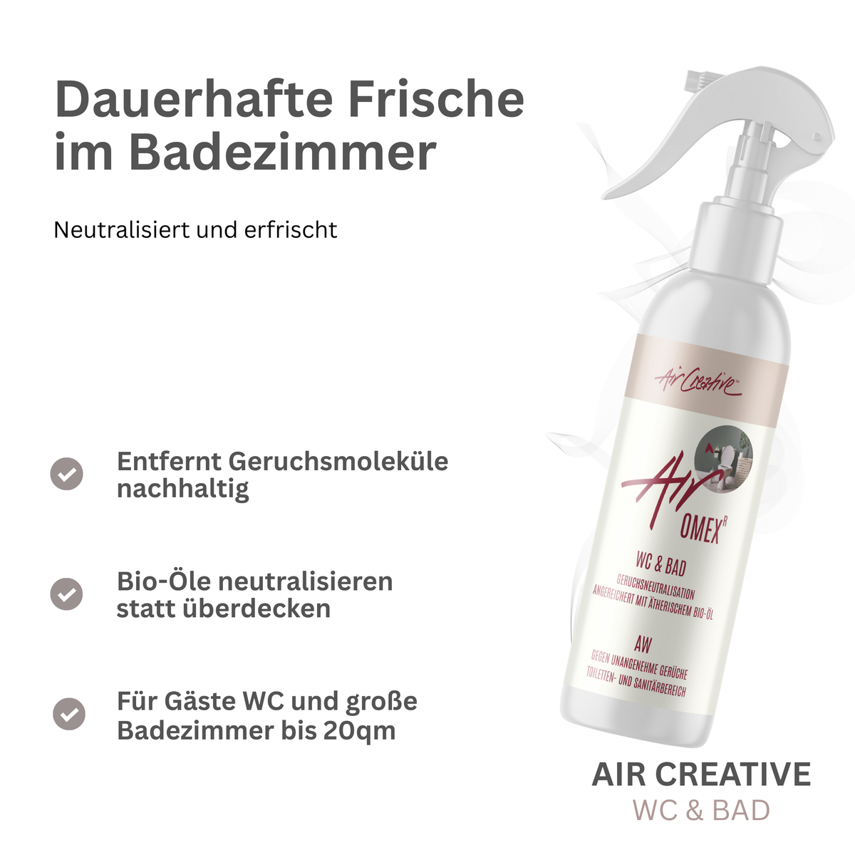 Geruchsneutralisierer Airomex® «WC und Bad»