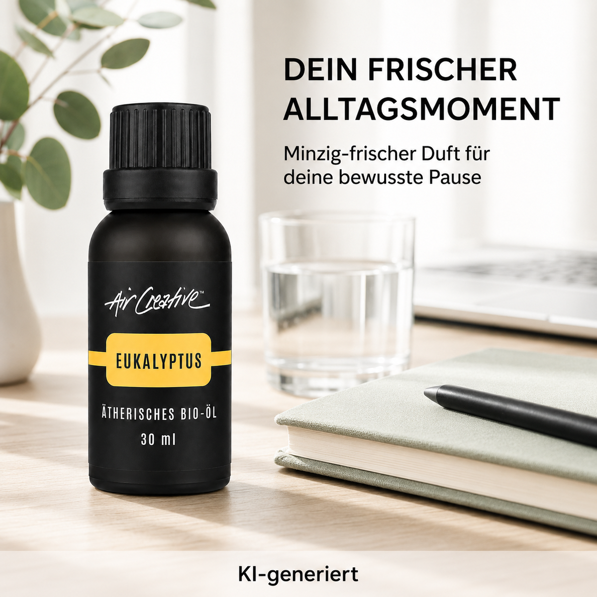 Ätherisches BIO-Öl "Eukalyptus" 30ml von Air Creative - Duftmoment im Alltag