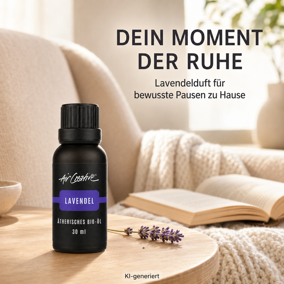 Ätherisches BIO-Öl "Lavendel" 30ml von Air Creative - Duftmoment im Alltag