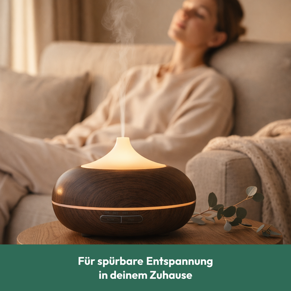 Aroma Diffuser in Holzoptik - Hell