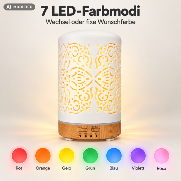 Keramik Aroma Diffuser mit LED und Timer
