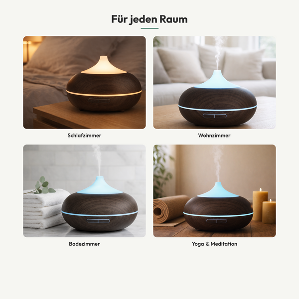 Aroma Diffuser in Holzoptik - Hell