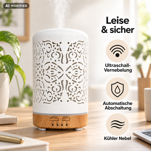 Keramik Aroma Diffuser mit LED und Timer