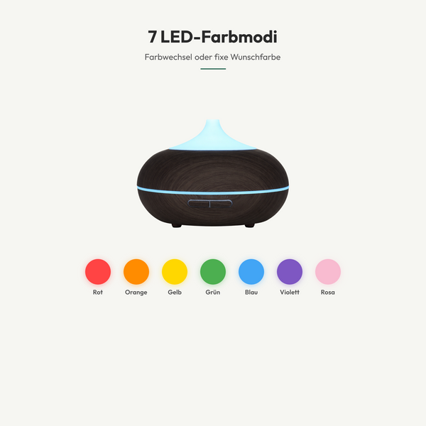 Aroma Diffuser in Holzoptik - Hell