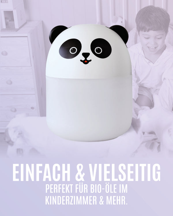 Duftknuffel Mini-Kinder-Diffuser mit Nachtlicht und 10ml Ätherischem Bio-Öl Deiner Wahl - Withey / Träum schön