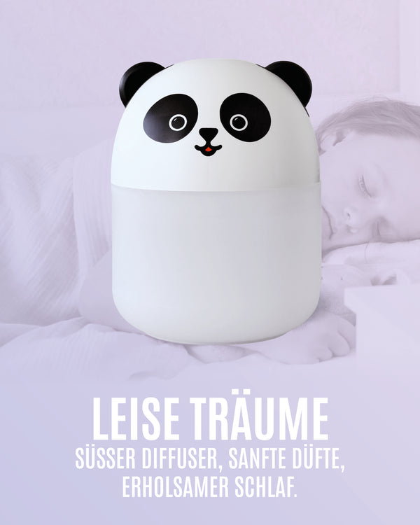 Duftknuffel Mini-Kinder-Diffuser mit Nachtlicht und 10ml Ätherischem Bio-Öl Deiner Wahl - Withey / Träum schön