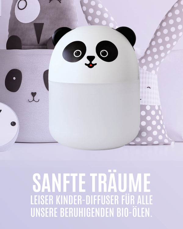 Duftknuffel Mini-Kinder-Diffuser mit Nachtlicht und 10ml Ätherischem Bio-Öl Deiner Wahl - Withey / Träum schön