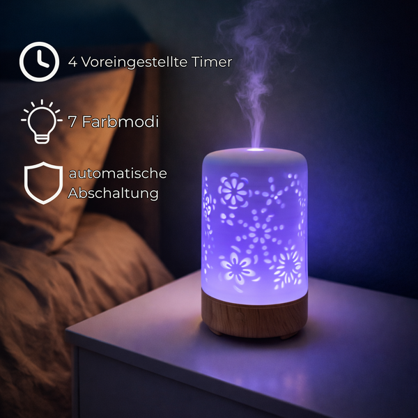 Keramik Aroma Diffuser mit LED und Timer