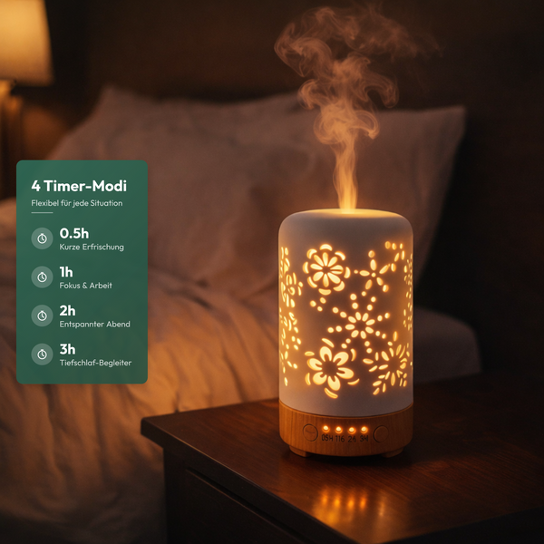 Keramik Aroma Diffuser mit LED und Timer