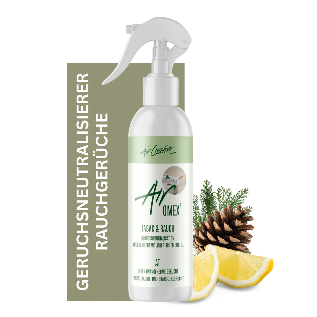 Rauchgeruch entfernen mit Airomex® «Tabak und Rauch»
