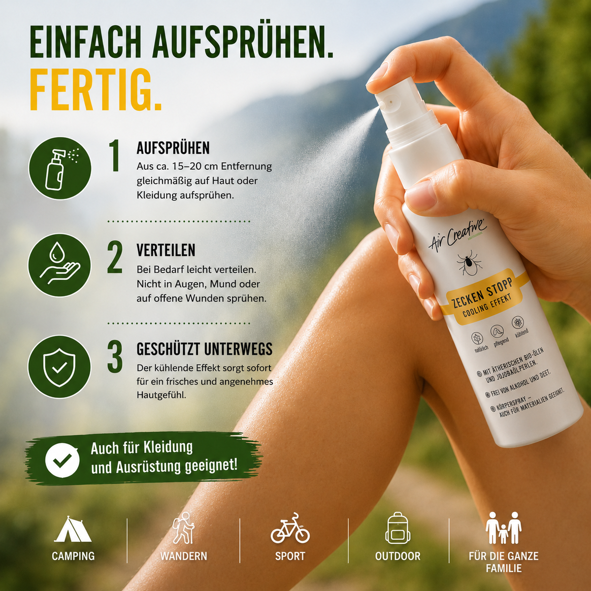 Anti Zecken Hautspray "Zecken Stopp"
