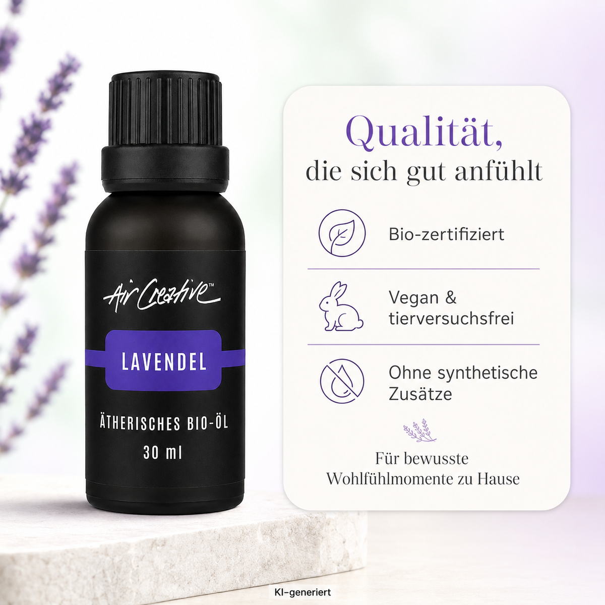 Ätherisches BIO-Öl "Lavendel" 30ml von Air Creative - Qualität und Herkunft