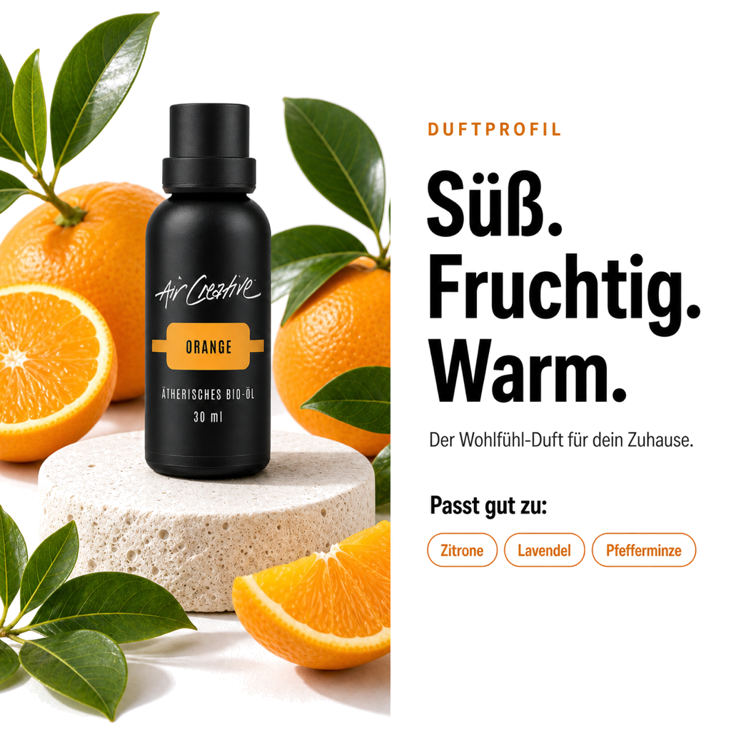 Ätherisches BIO-Öl "Orange" 30ml von Air Creative – Duftprofil