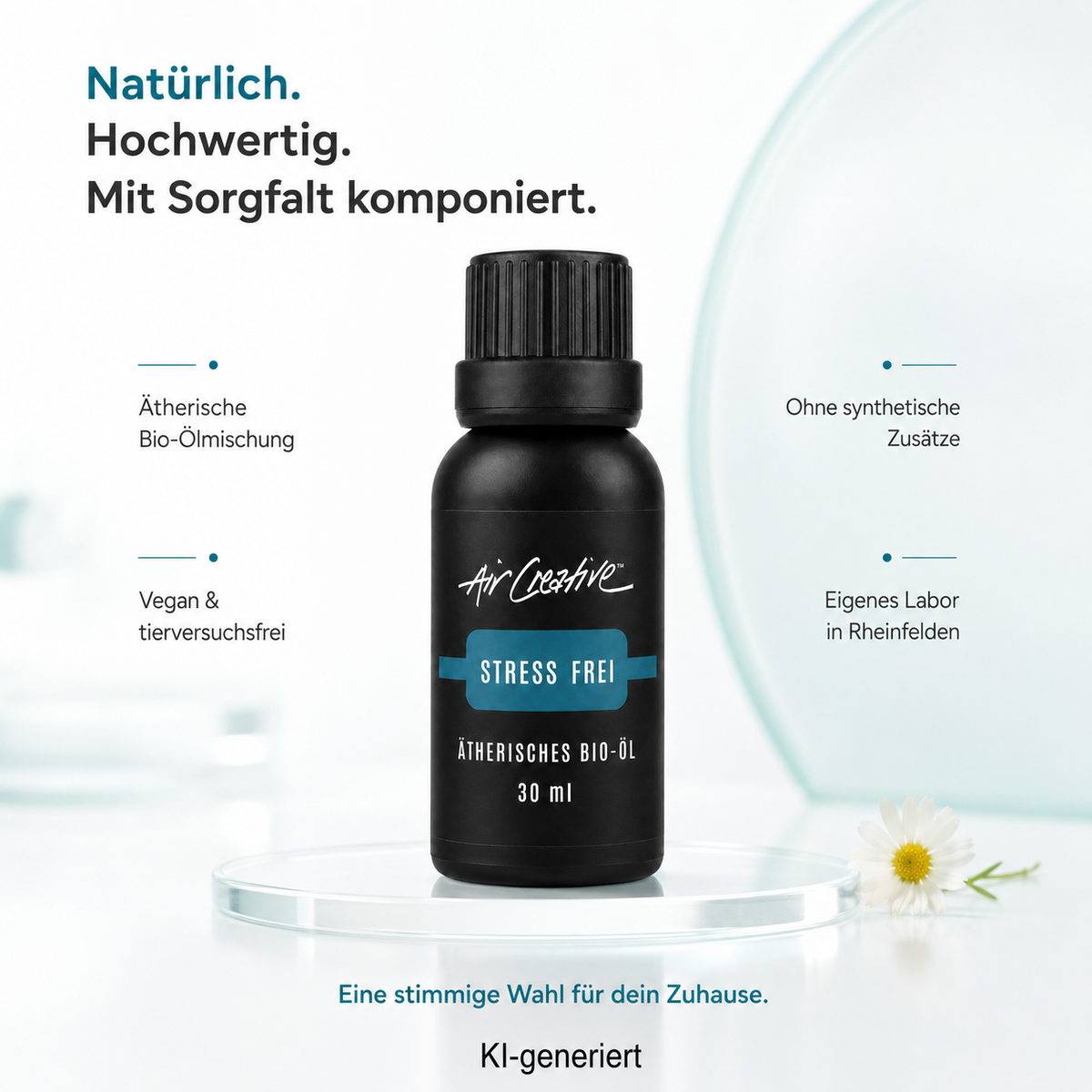Ätherisches BIO-Öl "Stress frei" 30ml von Air Creative - Qualität und Herkunft