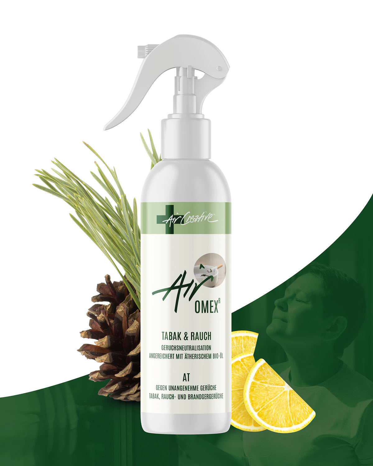 Rauchgeruch entfernen mit Airomex® «Tabak und Rauch»
