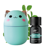 Duftknuffel Mini-Kinder-Diffuser mit Nachtlicht und 10ml Ätherischem Bio-Öl Deiner Wahl - Withey / Träum schön