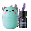 Duftknuffel Mini-Kinder-Diffuser mit Nachtlicht und 10ml Ätherischem Bio-Öl Deiner Wahl - Withey / Träum schön