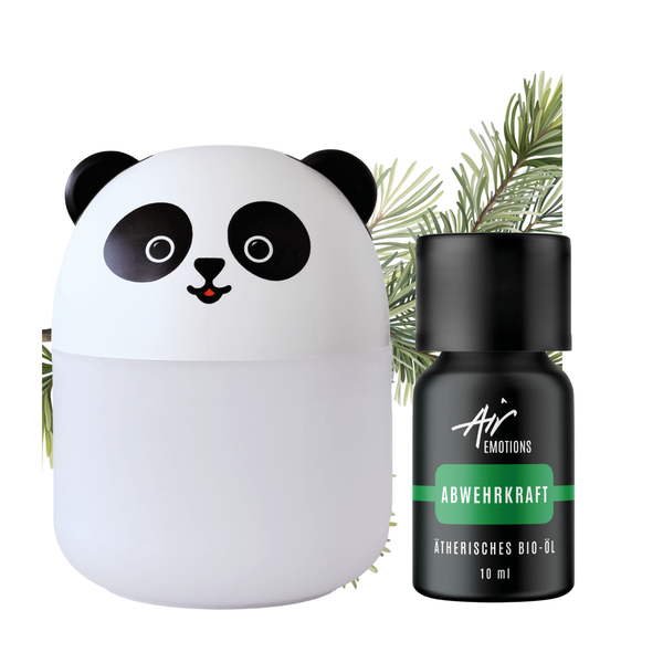 Duftknuffel Mini-Kinder-Diffuser mit Nachtlicht und 10ml Ätherischem Bio-Öl Deiner Wahl - Withey / Träum schön