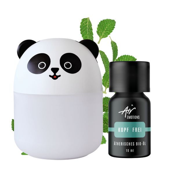 Duftknuffel Mini-Kinder-Diffuser mit Nachtlicht und 10ml Ätherischem Bio-Öl Deiner Wahl - Withey / Träum schön