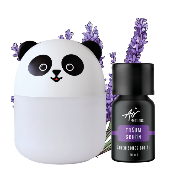 Duftknuffel Mini-Kinder-Diffuser mit Nachtlicht und 10ml Ätherischem Bio-Öl Deiner Wahl - Withey / Träum schön