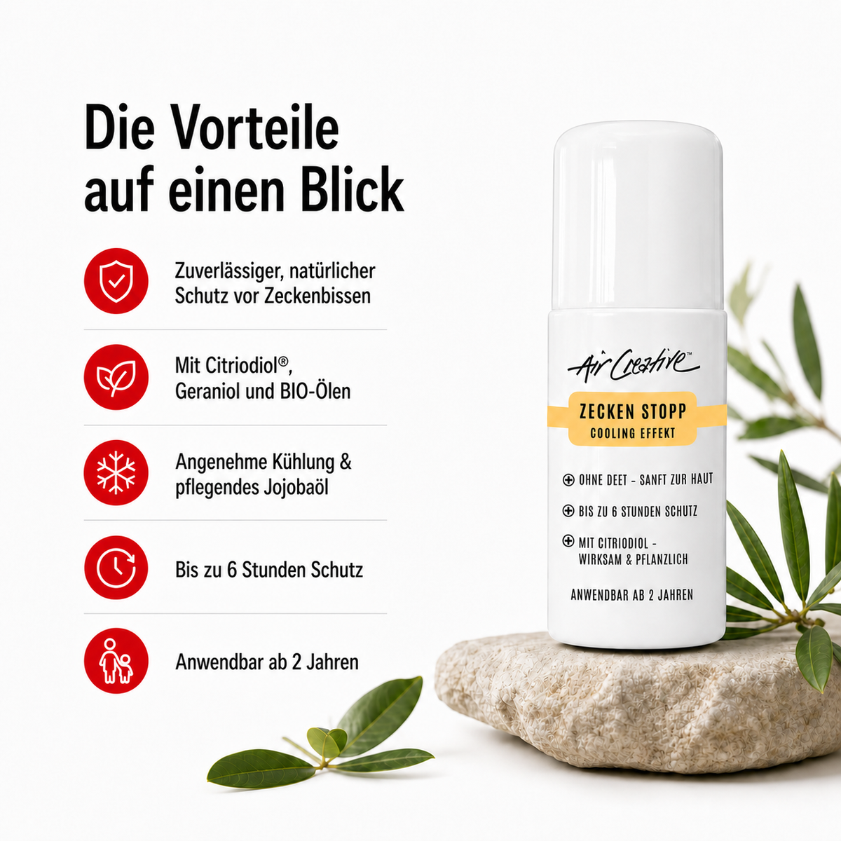 Roll-On "Zecken Stopp" Insektenschutz
