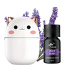 Duftknuffel Mini-Kinder-Diffuser mit Nachtlicht und 10ml Ätherischem Bio-Öl Deiner Wahl - Withey / Träum schön